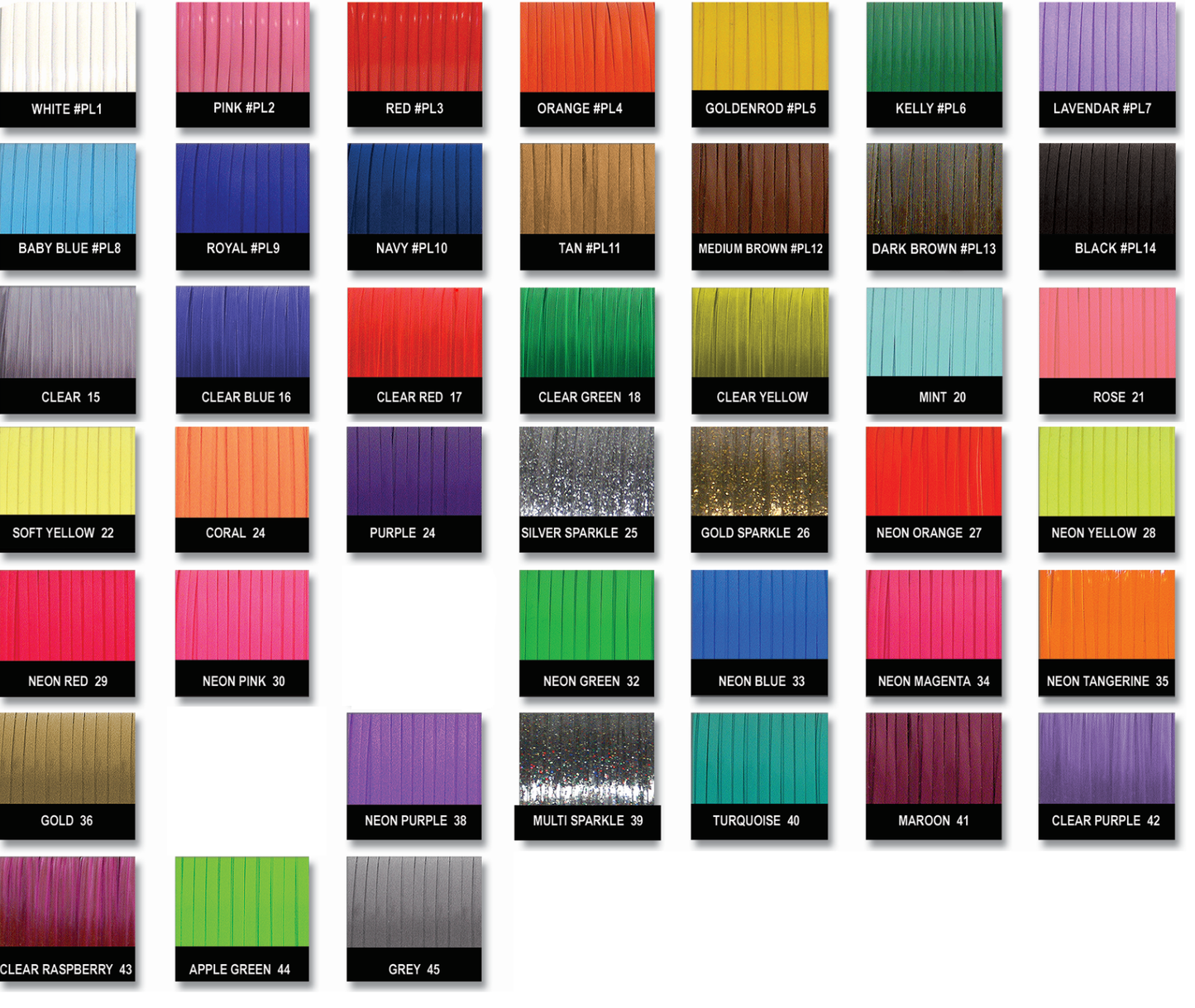 KwikCrafts Rexlace Colors Solid